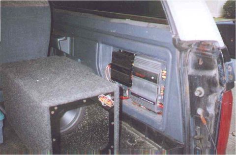 1990 Ford Bronco - Interior view of a 1990 Ford Bronco, showing the dashboard and steering wheel.
