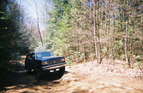 1988 Ford Bronco - Playing on trail 4.