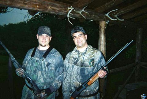 1988 Ford Bronco - My friend Dan and me getting ready to go out Turkey hunting.