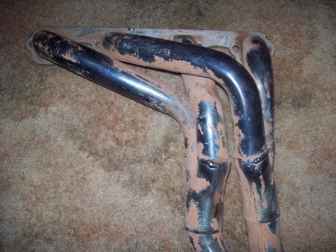 1984 Ford Bronco - old long tube headers, what I think were Dough Thorley Tri-Y