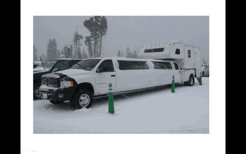1991 Ford Crown Victoria - Dodge Ram limo