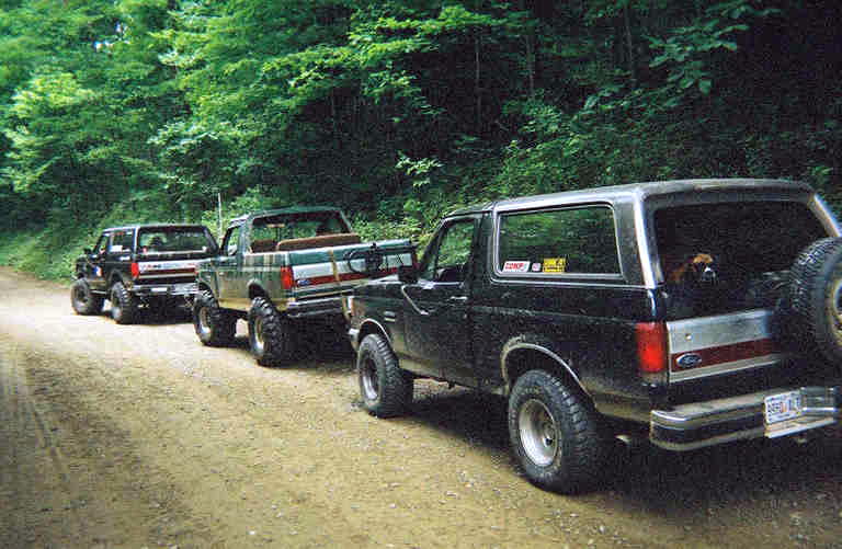 The front of the line for the Saturday run.
