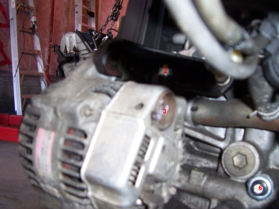 2 - Altenator Main
3 - Altenator Control
6 - Engine Oil Pressure Switch