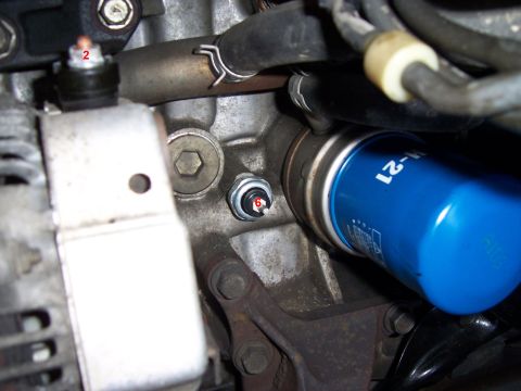 1996 Ford Bronco - 2 - Altenator Main 6 - Engine Oil Pressure Switch