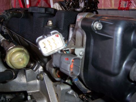 1996 Ford Bronco - 15 - Ignition Coil 16 - TDC/CKP/CYP sensor