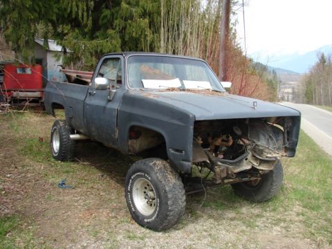1984 Chevrolet Silverado 1500 “big flat black truck”