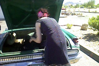 1965 Ford Ranchero - A view of the the trunk. awww life is good!