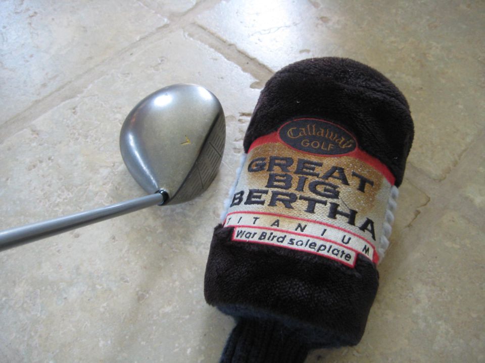 Callaway Great Big Bertha Titanium golf club and headcover