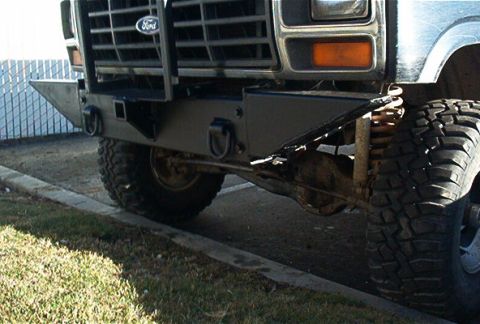 1986 Ford Bronco - The front bumper is done! Minus a possible tow hook or two. :)