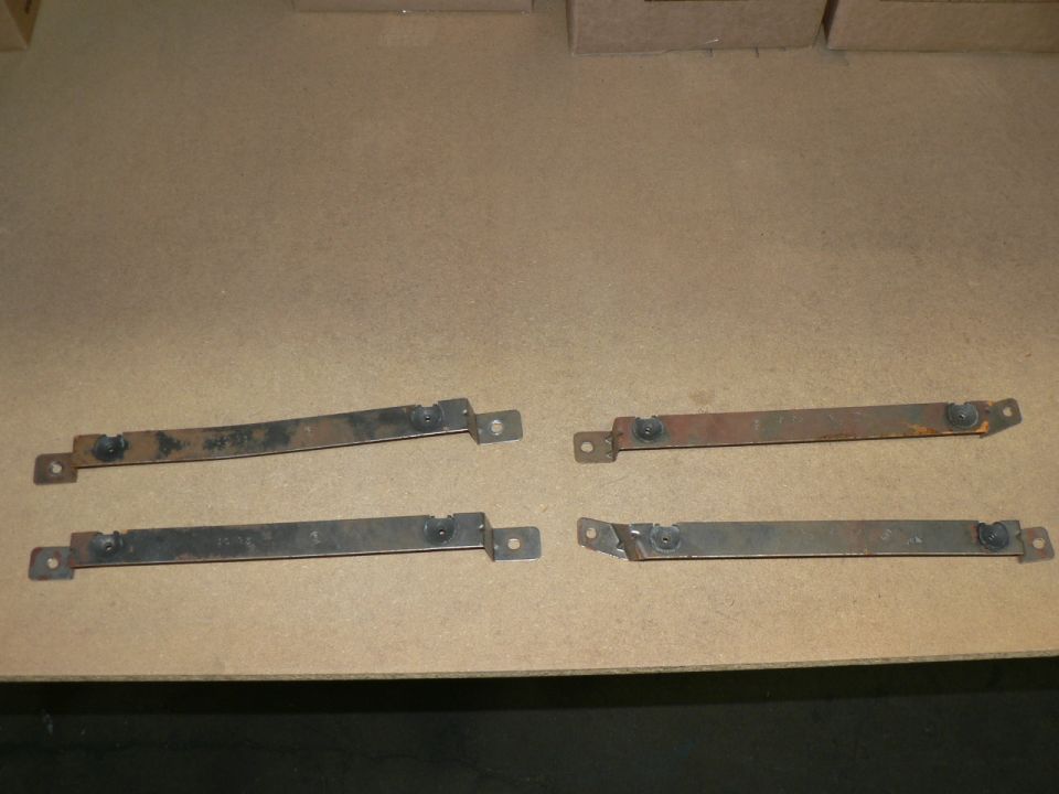 Pull strap mounting brackets