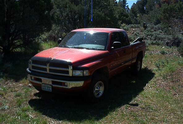 This is Dave and Cindy's new 98 Dodge 4x4.  It did great!