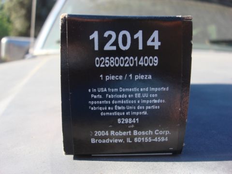 1983 Ford Bronco - here is the NAPA part number for the new O2 sensor