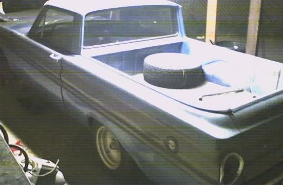 Gotta start over cuz i erased it all. Anyways..this is my ranchero the day i brought it home from my friends house in Flagstaff. My friend Bret drove my daughter stormie and i up there and towed it back for me.