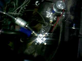 1965 Ford Ranchero - This is the first reg and pump placement but it has since changed.