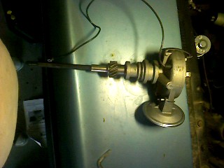 1965 Ford Ranchero - the new one...i repeatedly dropped the metal bar into the engine 3 times until i put tape on it to make it a litlle snug then i got the who…