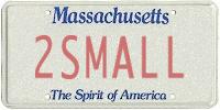 1994 Ford Bronco - A Massachusetts license plate with the vanity text "2SMALL" is shown.