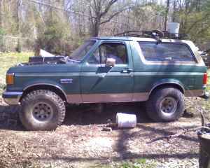 1989 Ford Bronco - the day i bought it......needs some work for sure