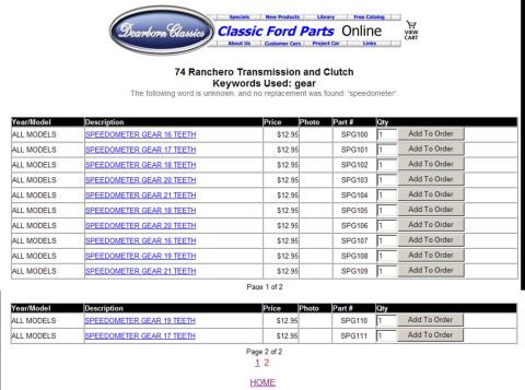 1972 Ford Ranchero - Speedo Gears DC