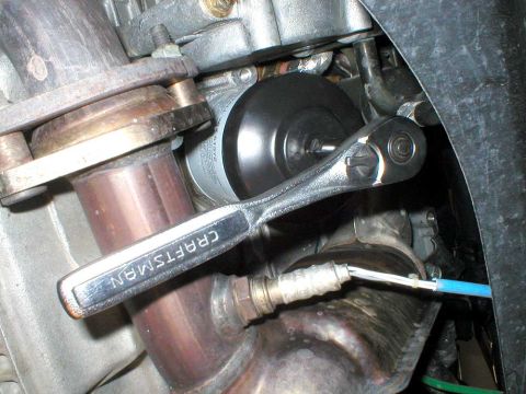 2003 Ford Escape - Epilogue: Just did the 2nd oil change at ~9,000 miles. Picked up a new filter wrench. You can see it takes a 3/8" drive ratchet and a short…