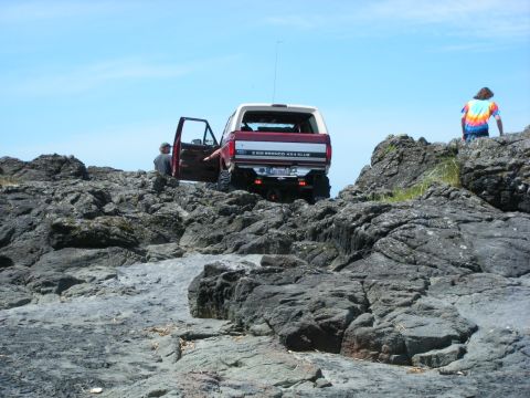 2005 Jeep Wrangler - Carey goes up the opposite way and makes short work of it..