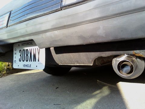 1983 Mazda RX-7 - Some rust right above muffler
