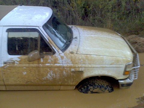1996 Ford Bronco - stuck
