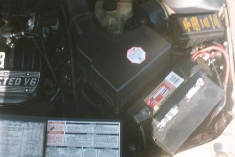 1989 Lincoln Continental - Notice the K&N sticker.