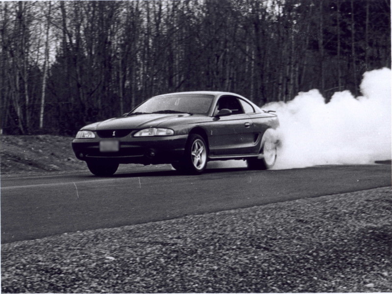 Burnout pic a buddy took with a 35mm.