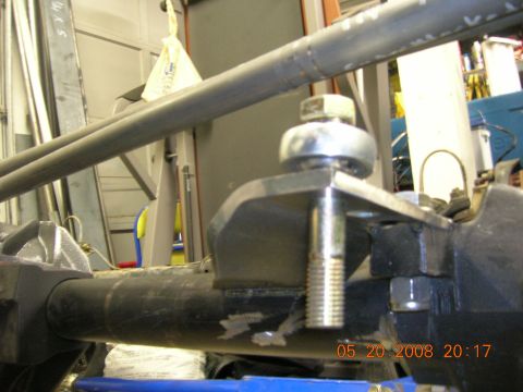 1996 Ford Bronco - A detailed view of a vehicle's suspension system, focusing on a specific part.