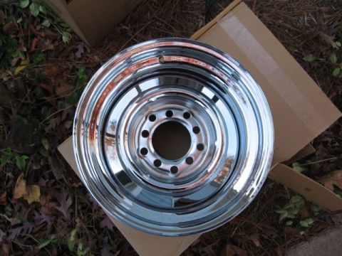 1966 Ford F-100 - US Wheel Chrome Smoothies. 15x8