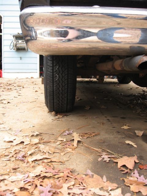 1966 Ford F-100 - From the rear. I would have liked something a little wider in the rear, but wasn't willing to sacrifice tire rotation with different sized…