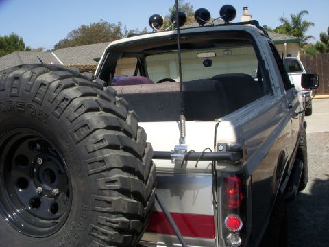 CB/PA setup - 1989 Ford Bronco
