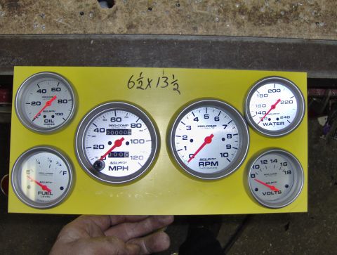 1978 Ford Bronco - gauges in test piece
