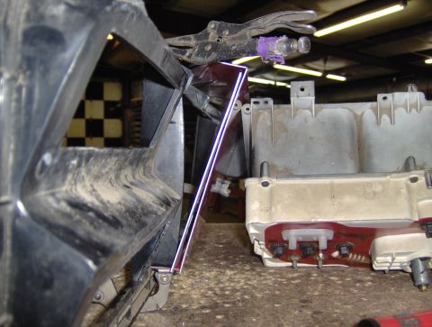 1978 Ford Bronco - trying to angle the panel to factory angle.