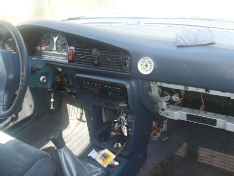 1996 Ford Probe - Boost gauge in dash, no radio Still cleaning up