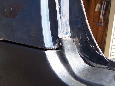 1986 Ford Bronco - Driver-side b_pillar