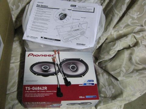 2003 Ford Taurus - More goodies! A set of Pioneer speakers plus a Ford wiring harness adapter and instructions.