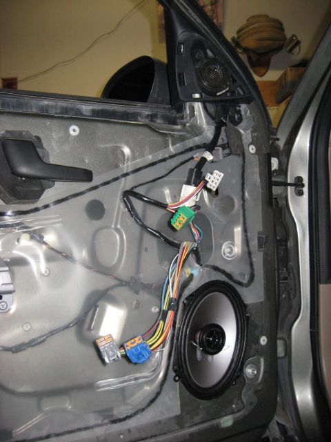 2003 Ford Taurus - Tweeter and speaker installed.