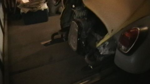 1970 Volkswagen Beetle - Before we really got started on it, excuse the quality, in the garage at night.