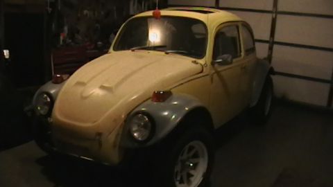 1970 Volkswagen Beetle - After getting it off the trailer and in the garage.