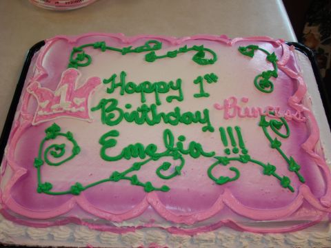 2000 Ford Crown Victoria - Emelia's 1st Birthday cake