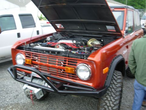 1975 Ford Bronco - This truck has some clean paint, but the supercharged 4.6L hiding under the hood is the real treat IMO.
