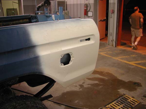 Roughed in and primered