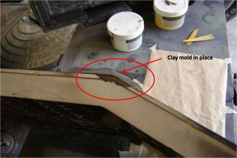 1972 Ford Ranchero - Mold positioned
