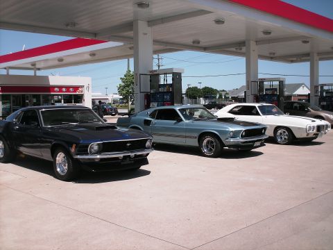 1970 Ford Mustang - Spring Road Rally '08 start