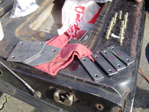 1978 Ford Bronco - Plates all ready for under the body