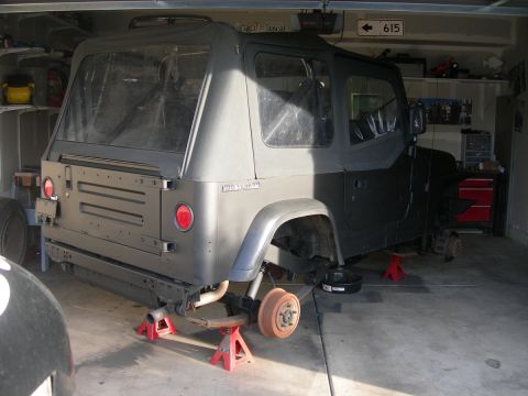 1991 Jeep Wrangler - Back side