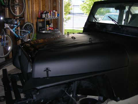 1991 Jeep Wrangler - Side, with the flames