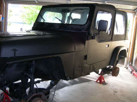 1991 Jeep Wrangler - Full side shot, better pics to come.