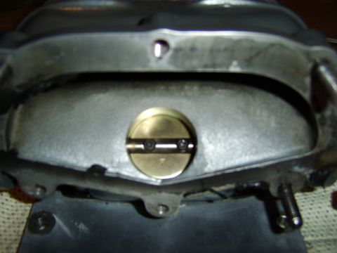 1996 Mercury Grand Marquis - Another shot with bypass valve in place I had not scraped the old RTV sealant off yet